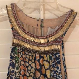 Anthropologie long cocktail dress
